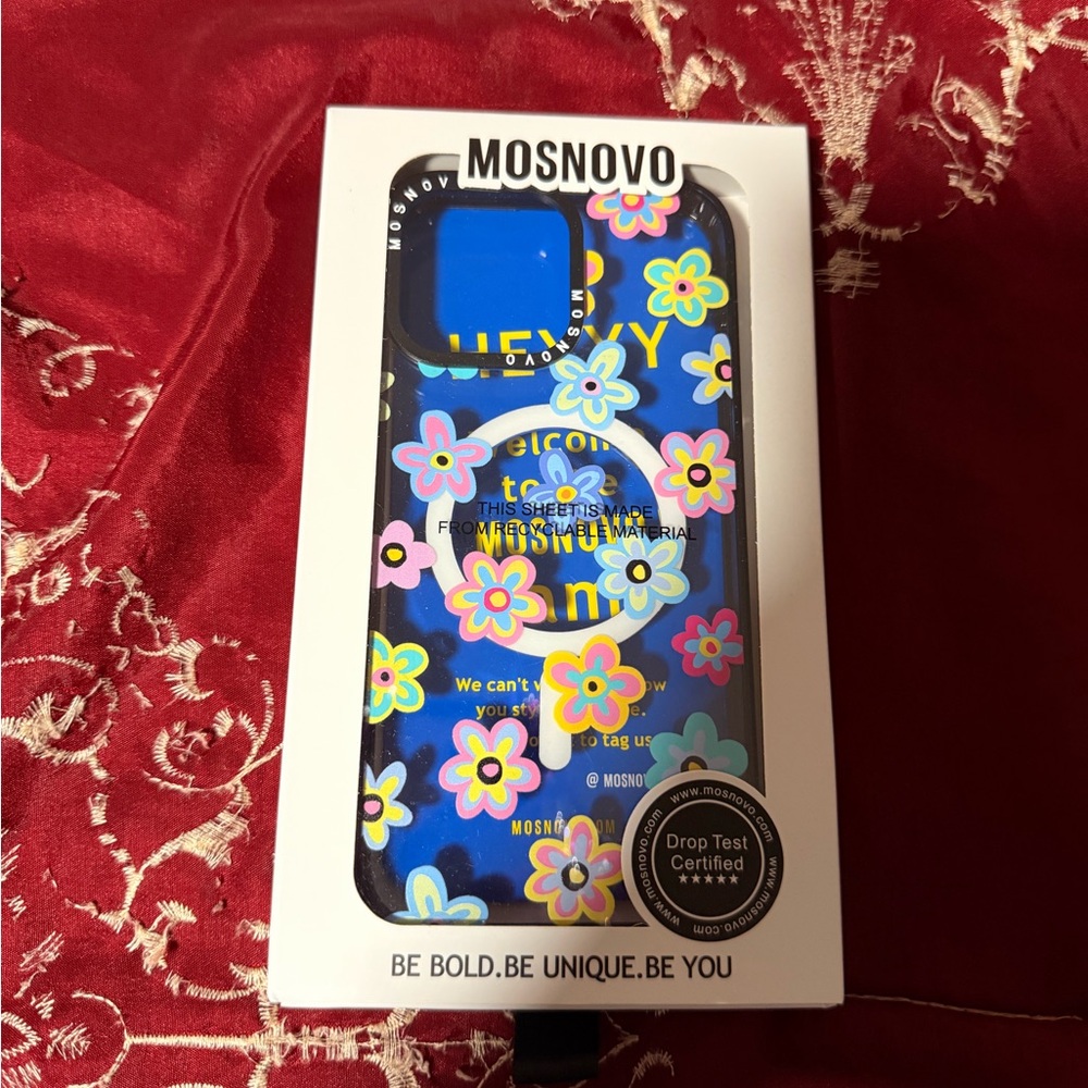 Mosnovo Groovy Floral IPhone 16 pro max MagSafe Case